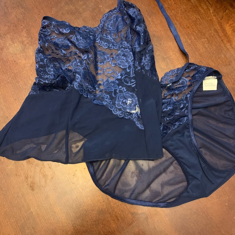 Avid love new with tags lingerie. Small. Blue.  Pretty!